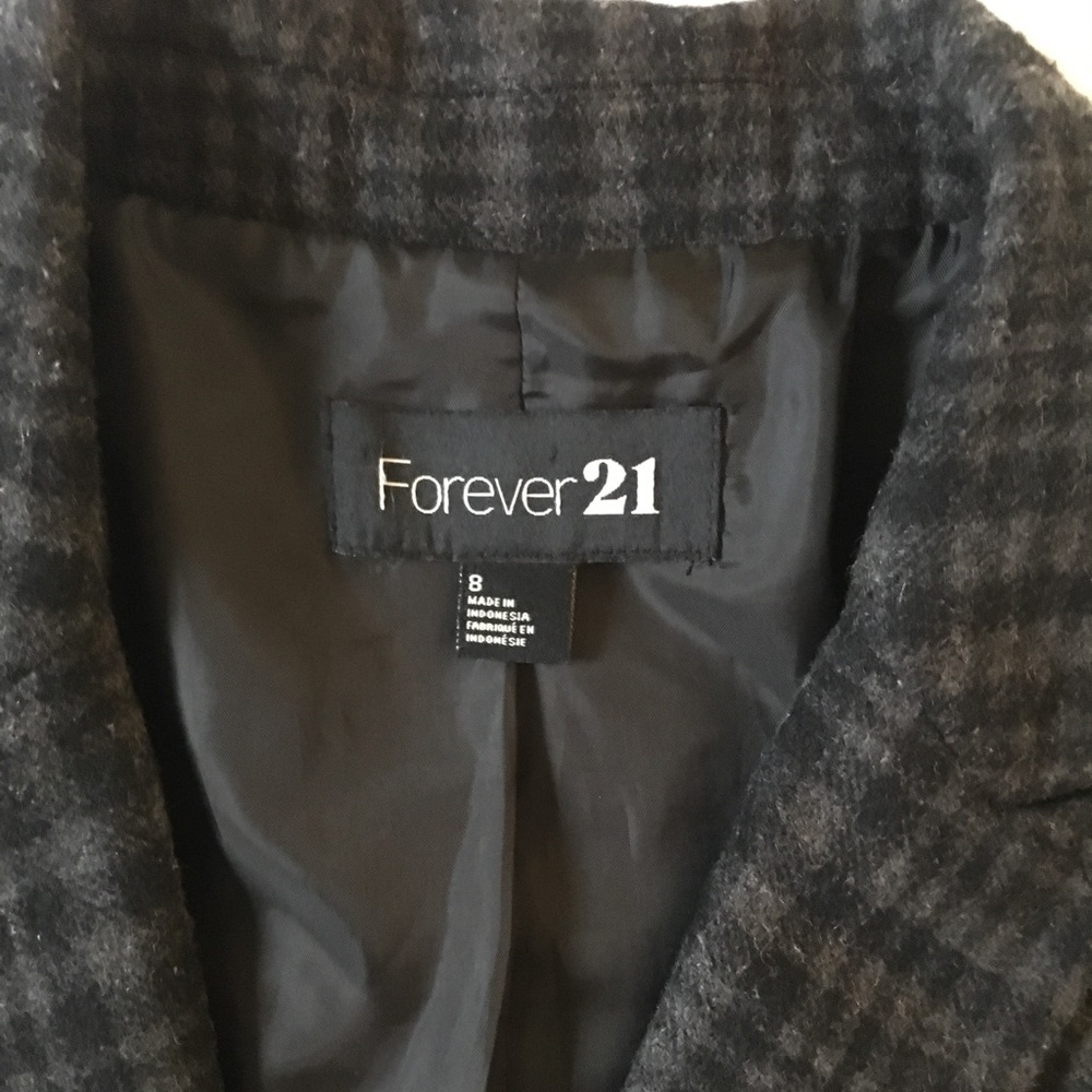 Checkered Coat, Jacket, Buttoned Blazer - image 5